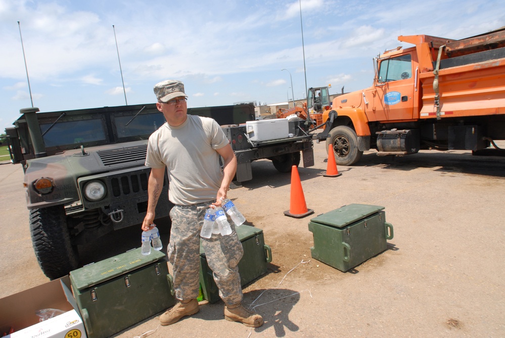 153rd Engineer Battalion medics support flood mission