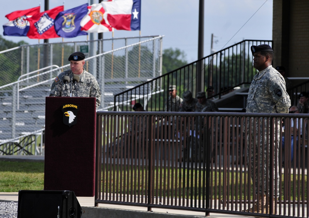 96th ASB Change of Command