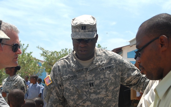 School supply donation