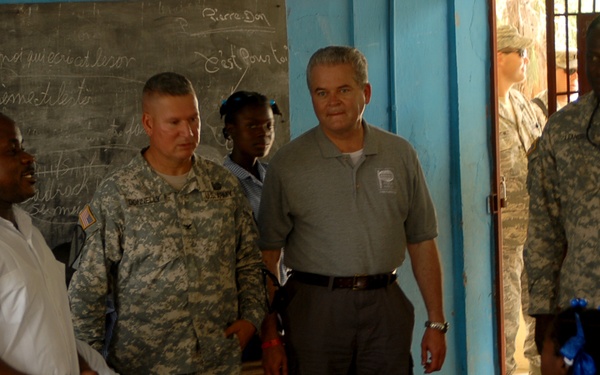 School supply donation