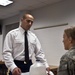 Warrior gets advice from sponsor before non-commisioned officers board
