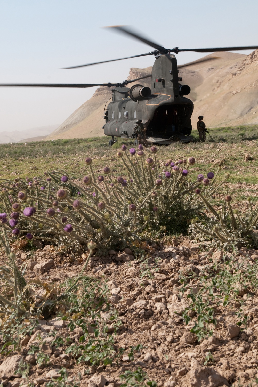 Afghan National Army Chief of General Staff and IJC commander visit Qual-e Now