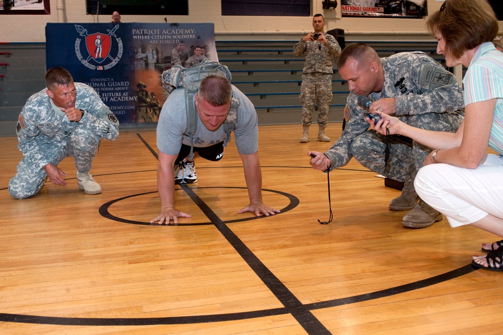 Patriot Academy sergeant breaks a world record