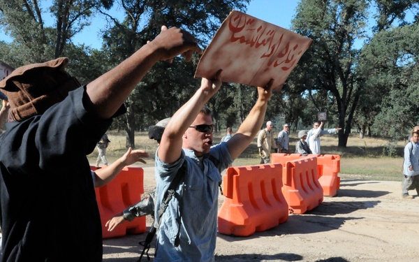 Mock protest - CSTX 91 11-01