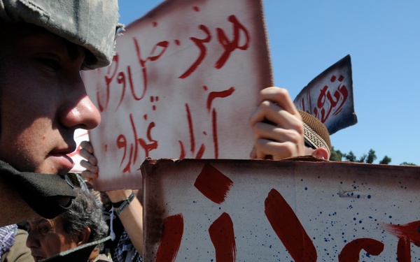 Mock protest - CSTX 91 11-01