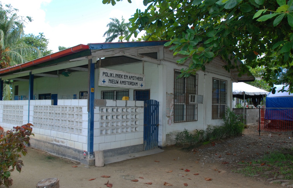 New clinic for residents of Nieuw Amsterdam, Suriname