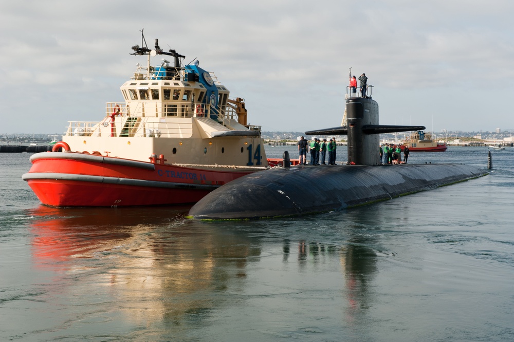 USS San Francisco returns to San Diego