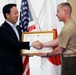 Station CO receives letter of appreciation from Iwakuni city mayor