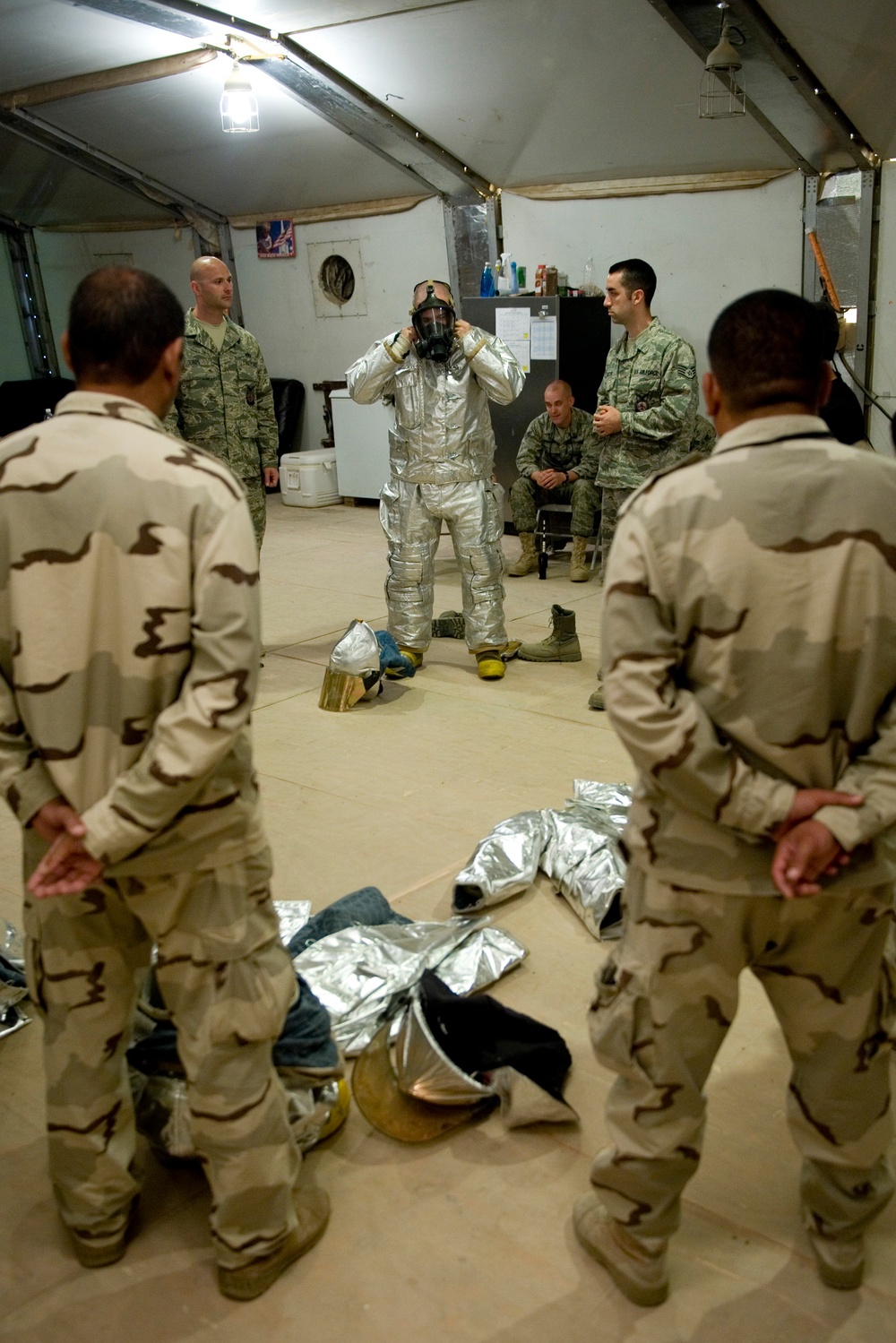 407th firefighters turn up the heat on IqAF training