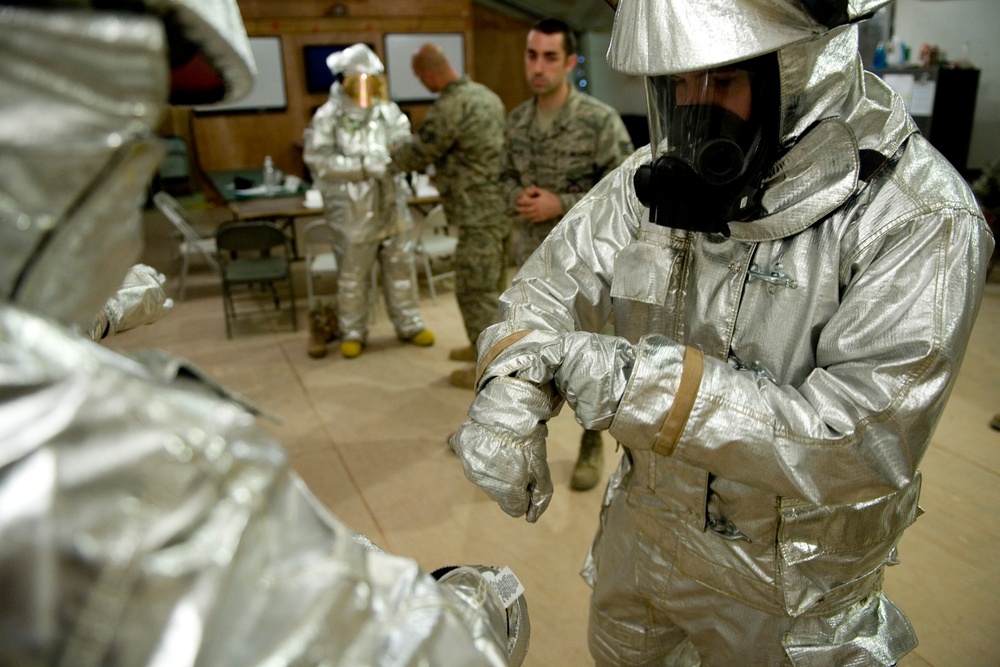407th firefighters turn up the heat on IqAF training