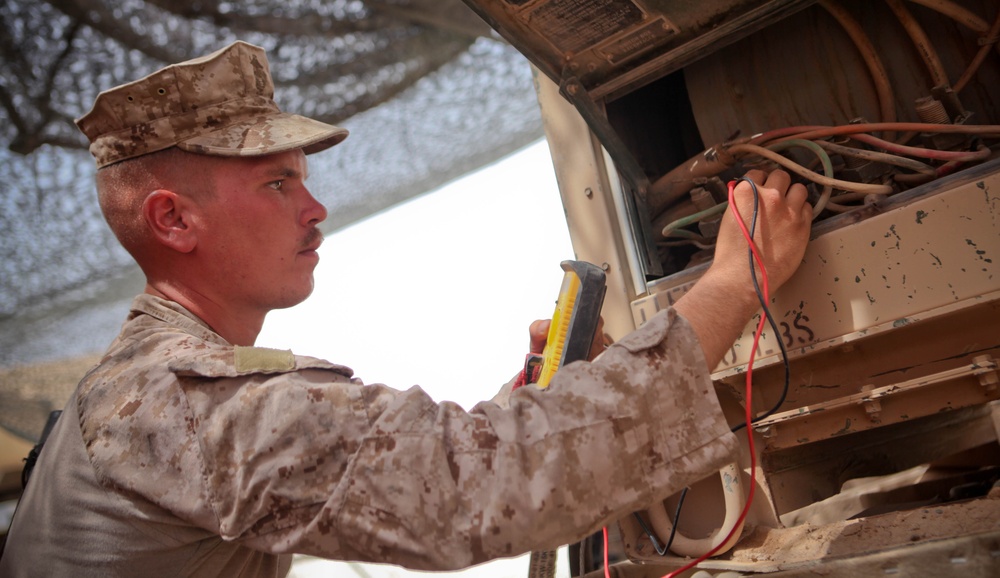 Marine duo powers up area of operations