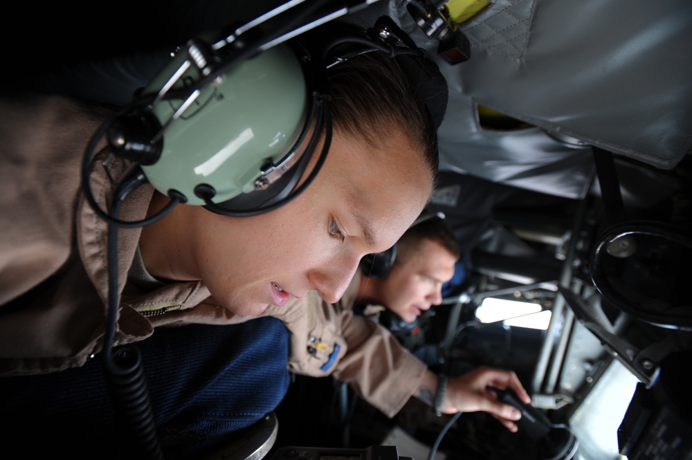 Operation Enduring Freedom Rivet Joint air refueling