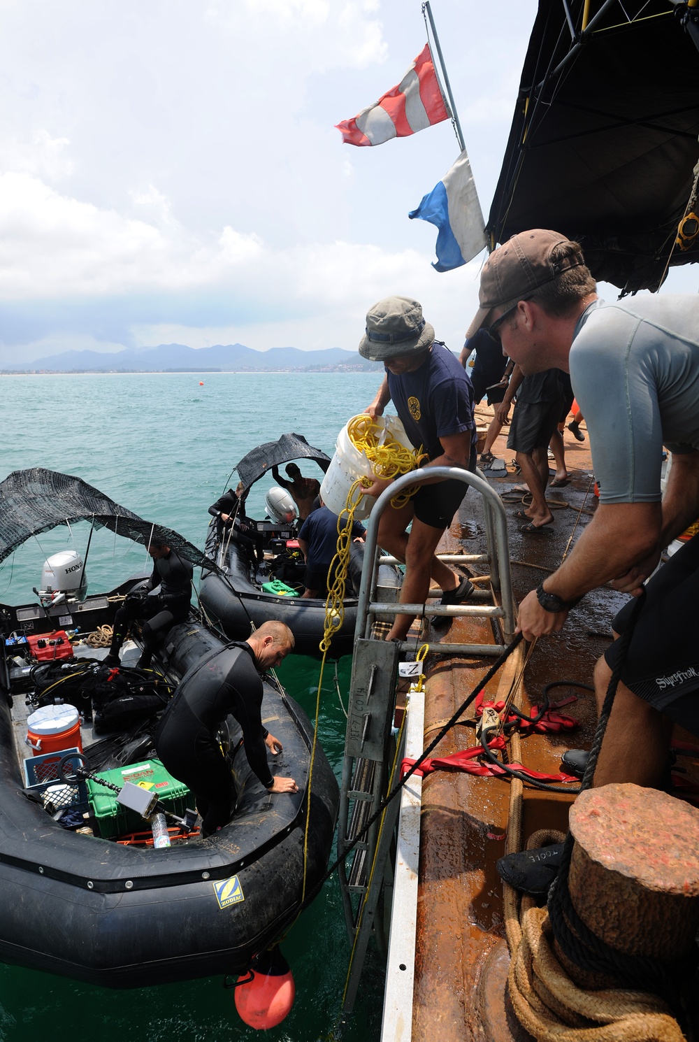 Sailors search for missing service members