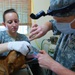 Soldiers promote Surinamese animal health