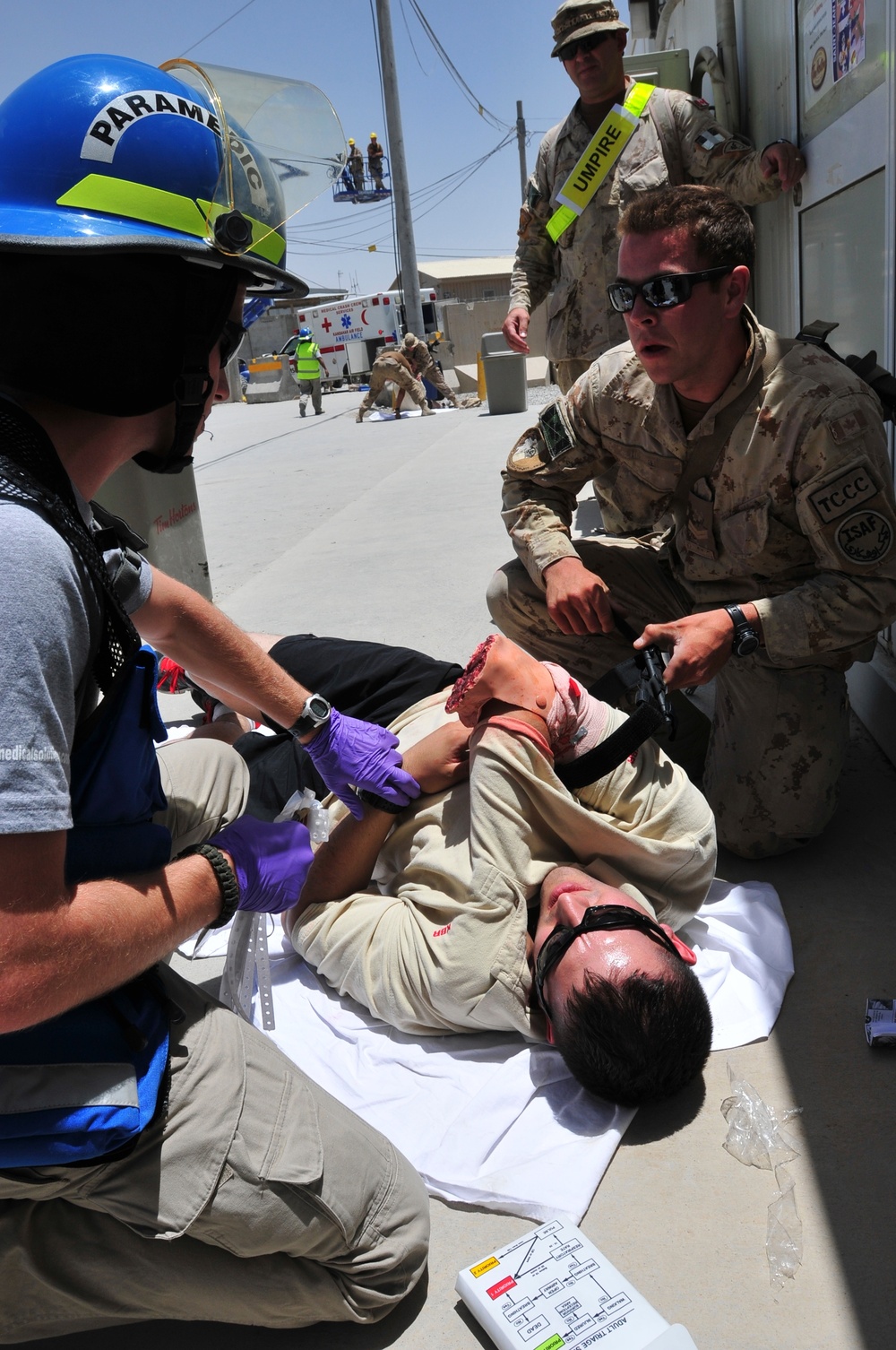 Kandahar Airfield holds mass casualty exercise