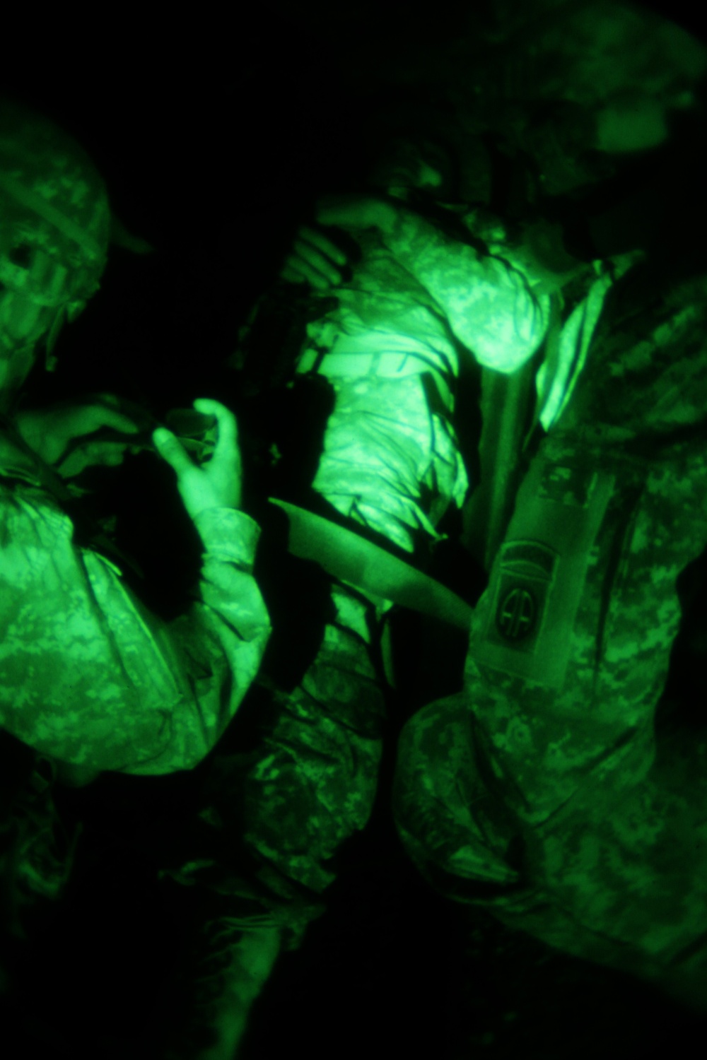 Mass casualty training exercise at Camp Ramadi