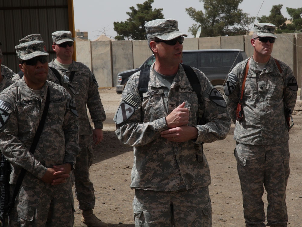 4th Advise and Assist Brigade coin ceremony