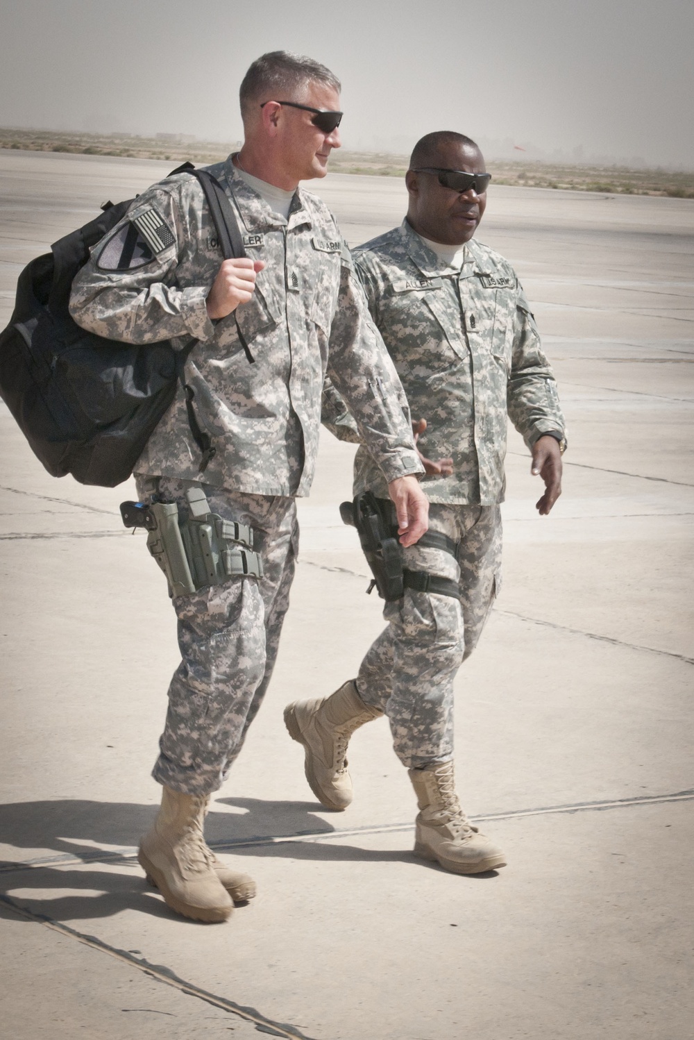 Sgt. Maj. Chandler visits troops in Iraq