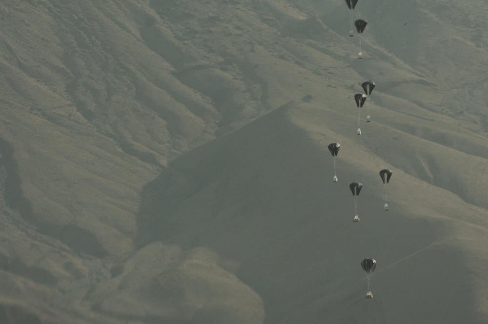 Formation airdrop provides needed supplies, saves lives