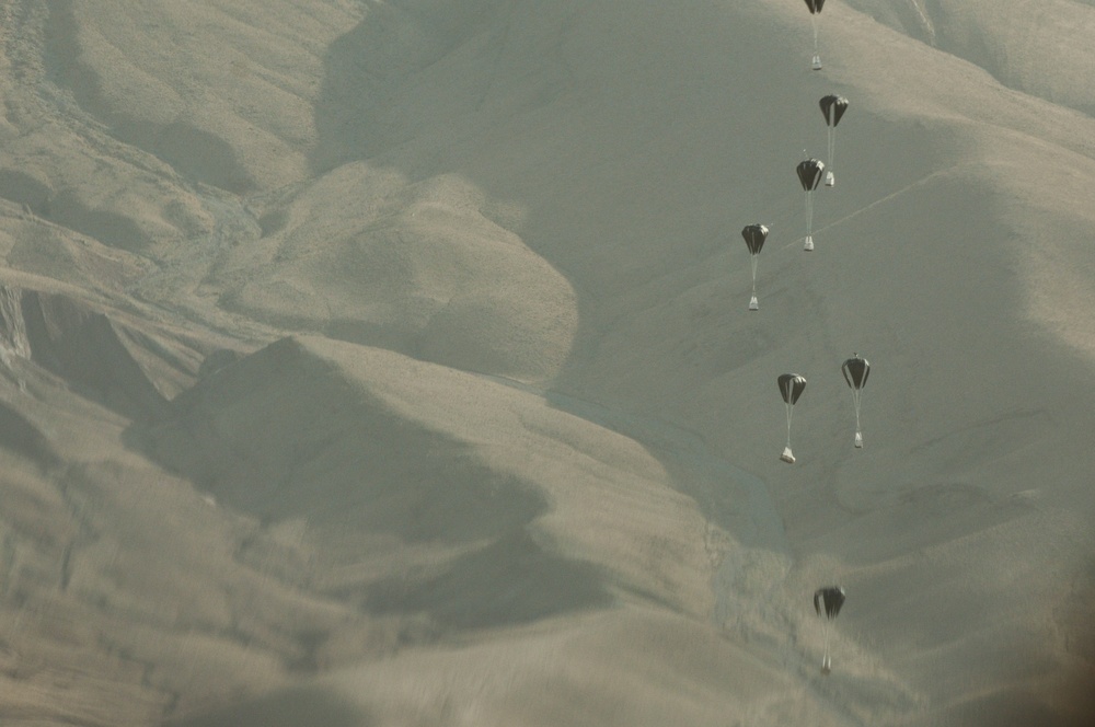 Formation airdrop provides needed supplies, saves lives