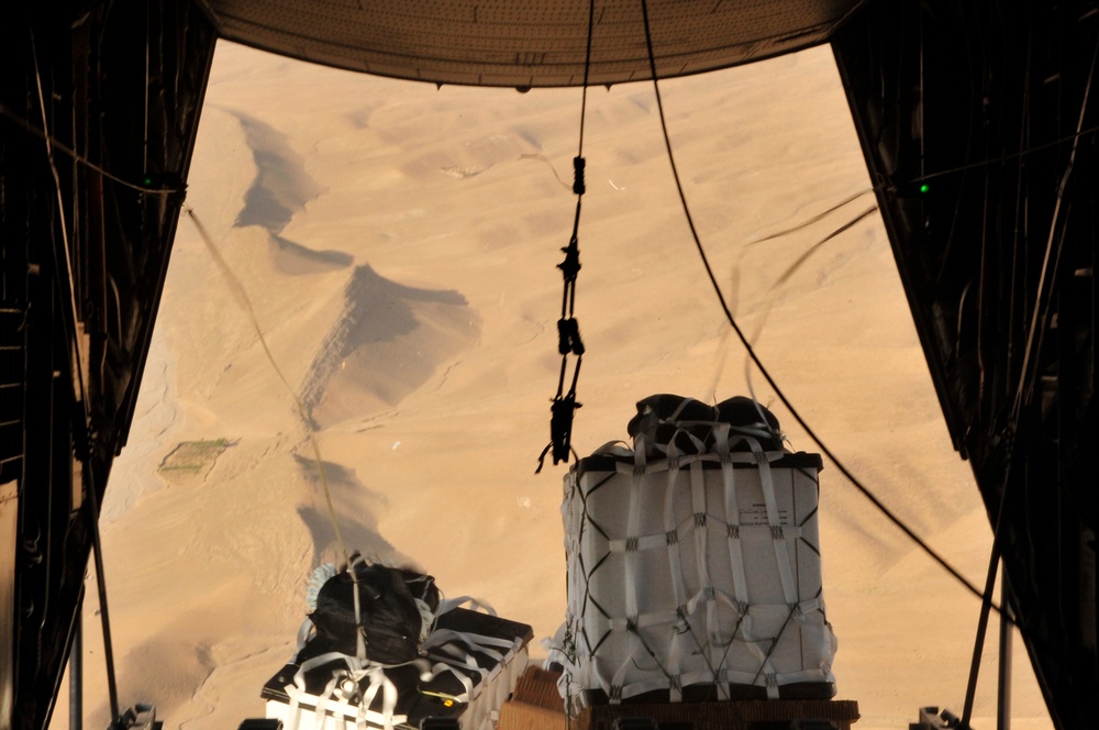 Formation airdrop provides needed supplies, saves lives