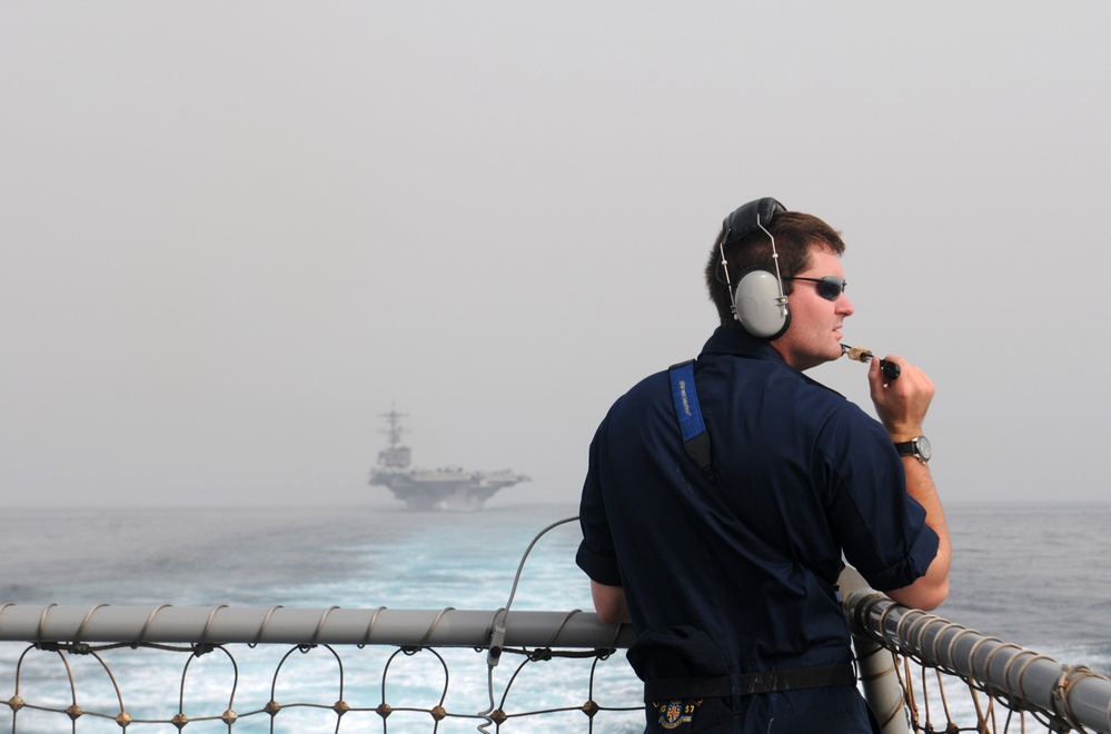 USS Mitscher action