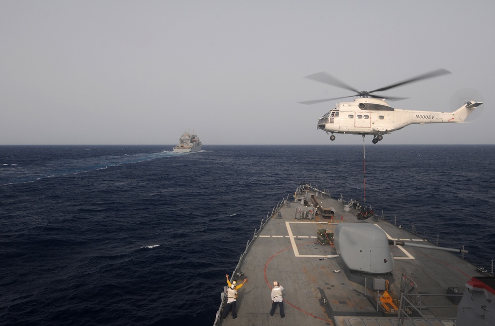 USS Mitscher action
