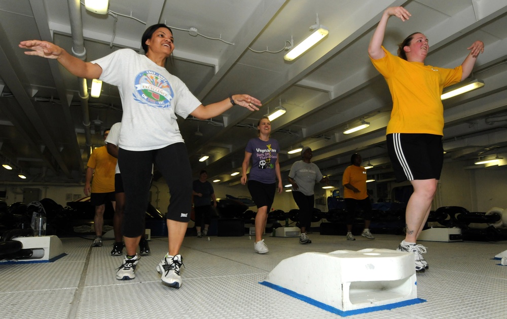 USS George H.W. Bush in the Gulf of Aden