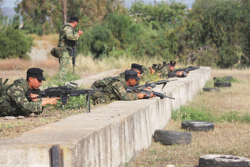 22nd Marine Expeditionary Unit conducts bilateral training with Greece