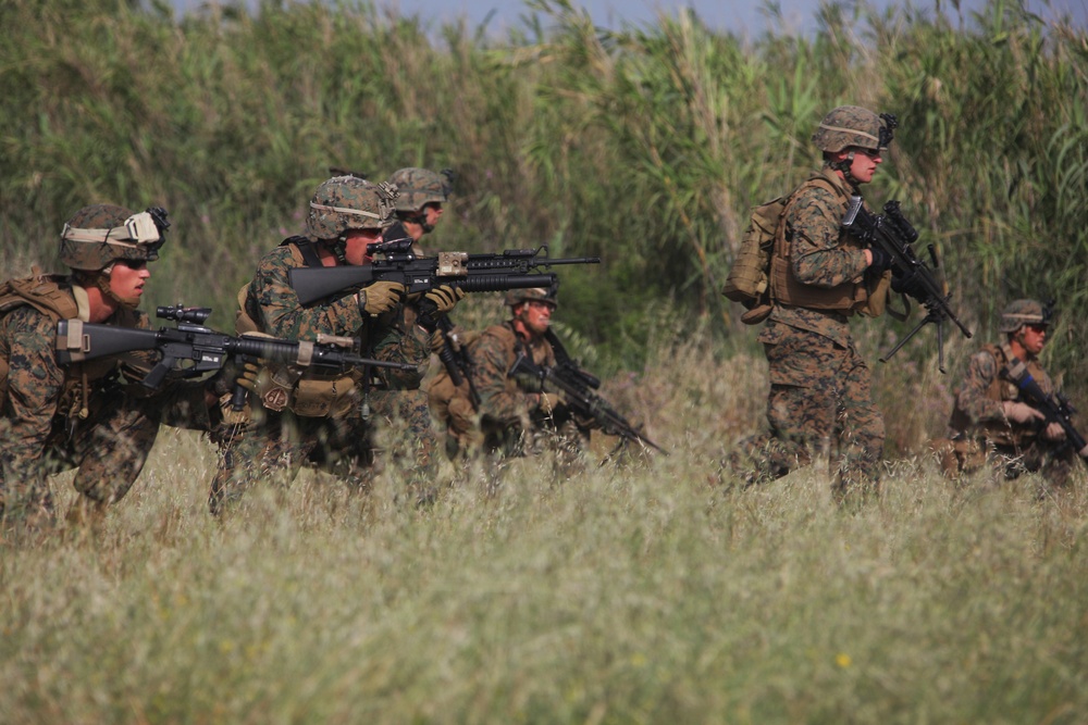 22nd Marine Expeditionary Unit conducts bilateral training with Greece