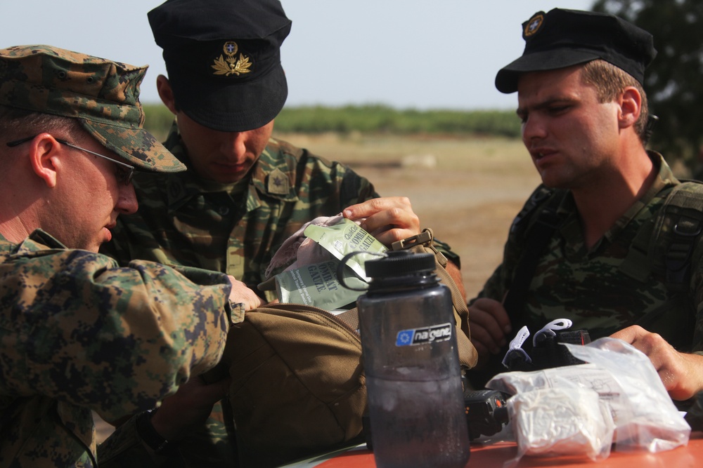 22nd Marine Expeditionary Unit conducts bilateral training with Greece