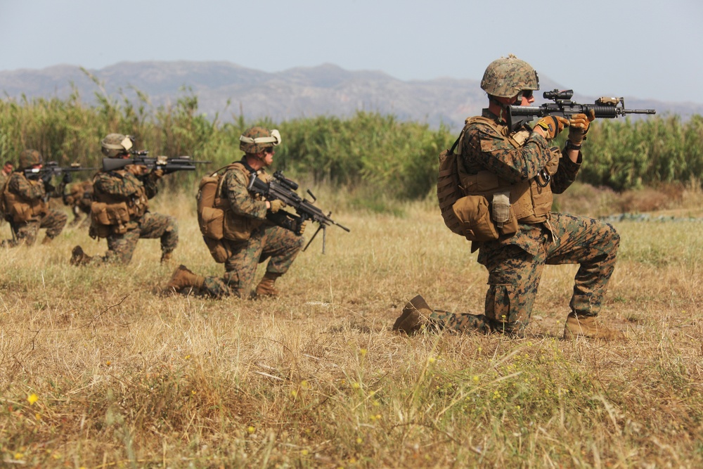 22nd Marine Expeditionary Unit conducts bilateral training with Greece
