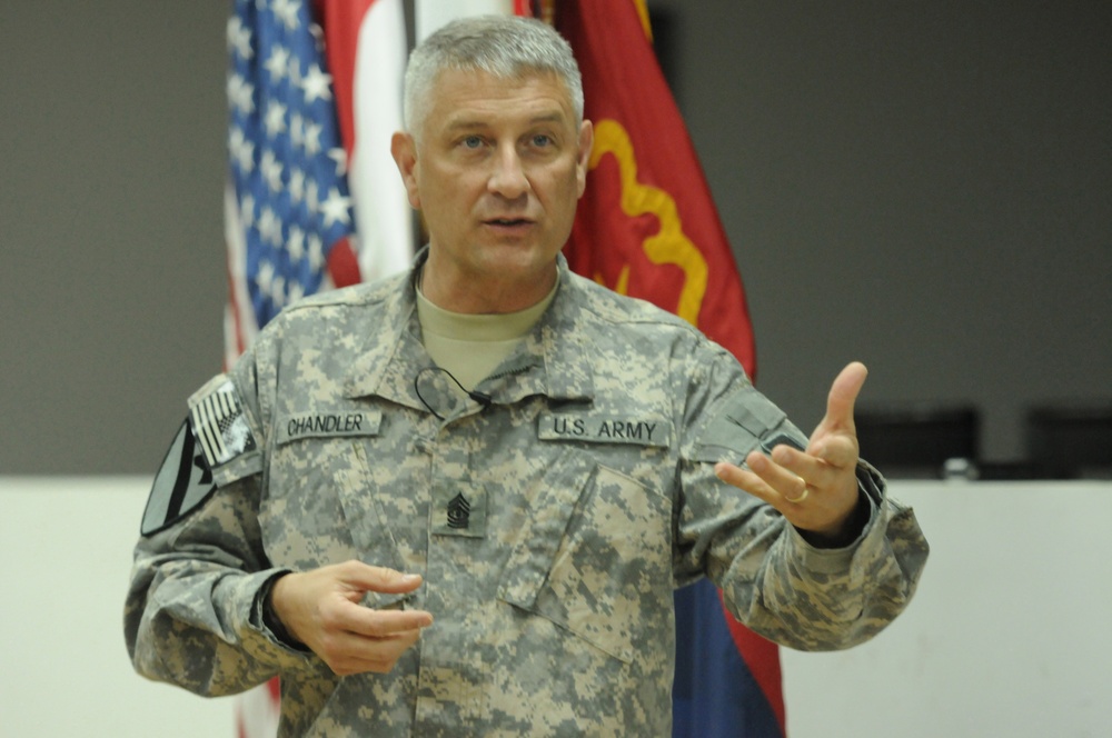 Sergeant major of the Army visits USD-C