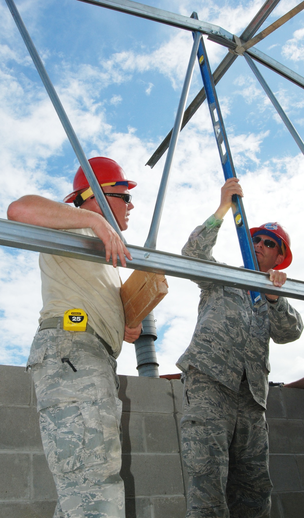 US airmen construct school in Suriname
