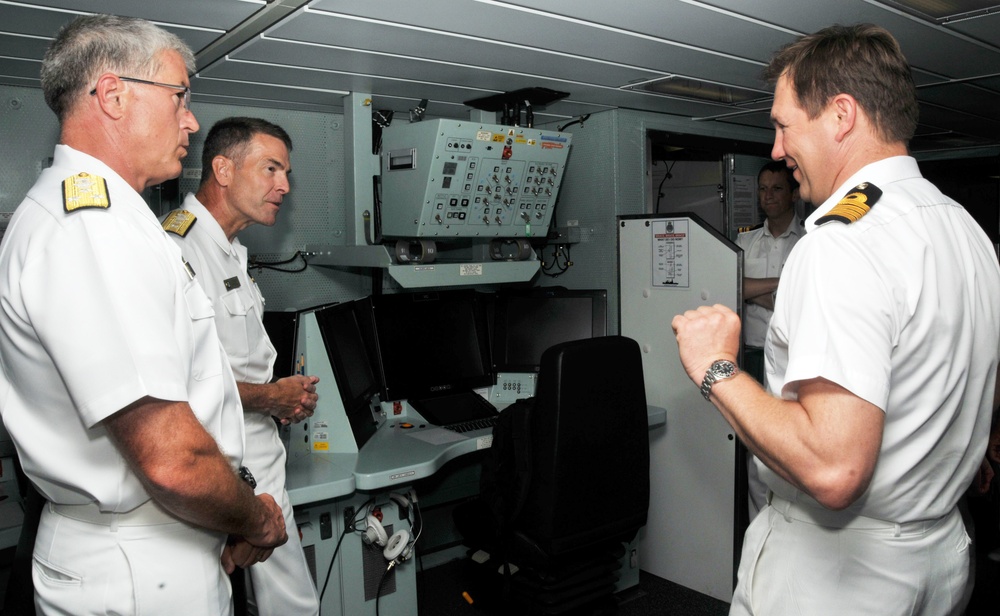 Touring the HMS Dauntless