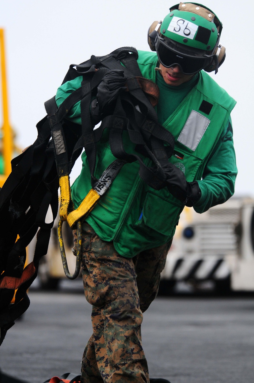 USS Ronald Reagan action
