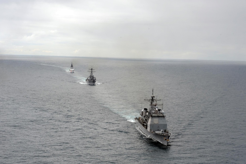 Cruising the Gulf of Alaska during Northern Edge