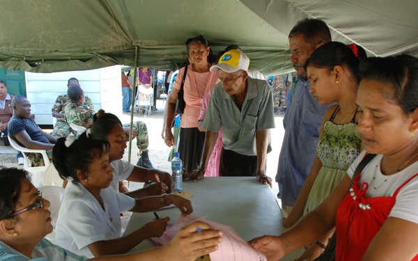 U.S. Military provides healthcare to people of Suriname