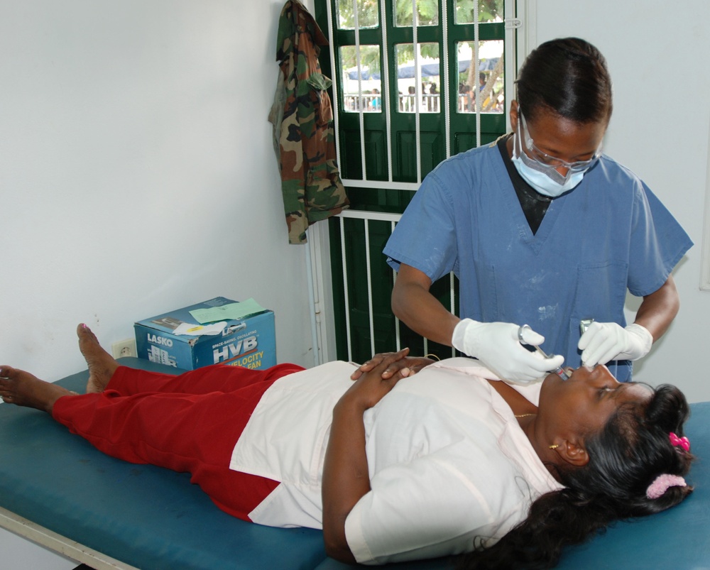 U.S. Military provides healthcare to people of Suriname