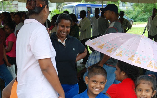 U.S. Military provides healthcare to people of Suriname