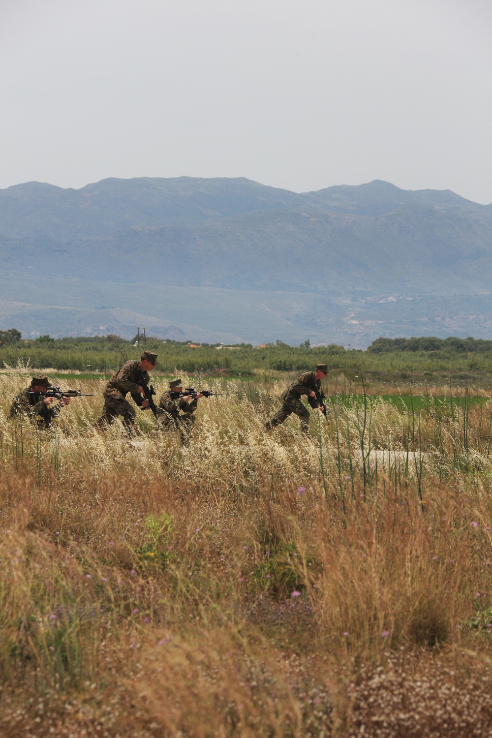 22nd MEU Marines train with Greek Military