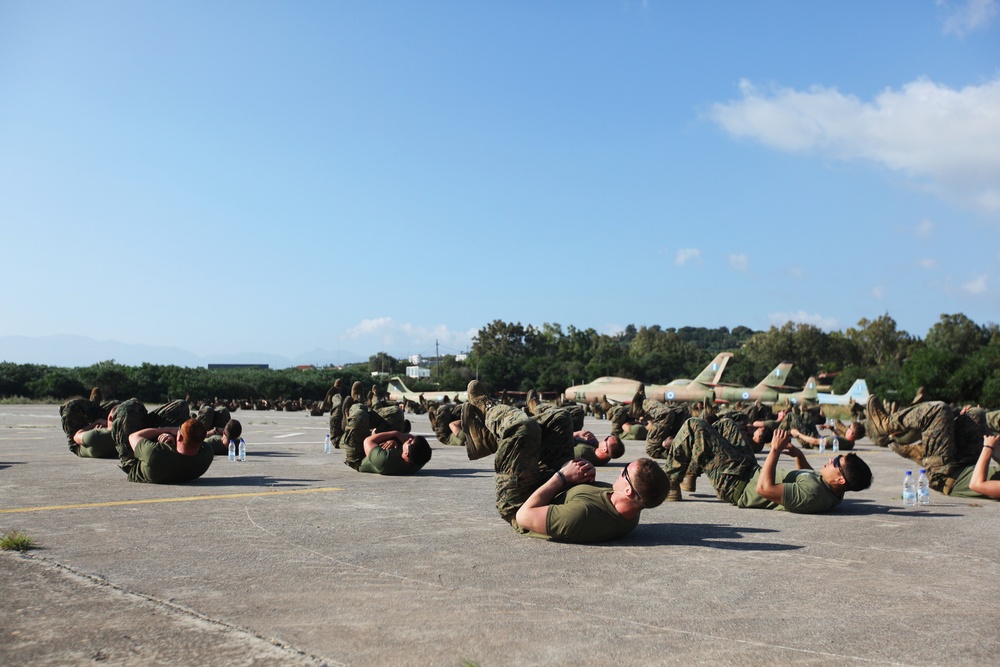 22nd MEU Marines strengthen ties with Greek military