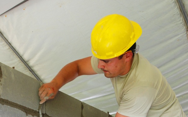 South Dakota National Guard engineers build clinic in Suriname