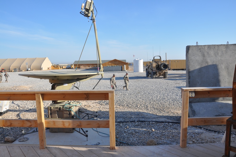 Making progress at Forward Operating Base Dehdadi II