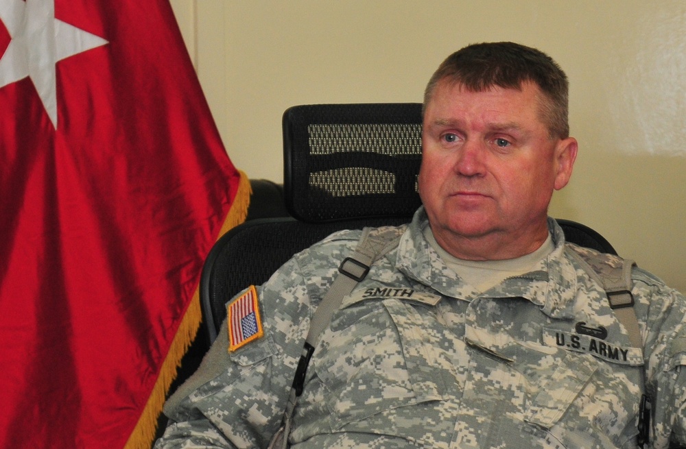 National Guard General Officers conduct battlefield circulation at Kandahar Airfield