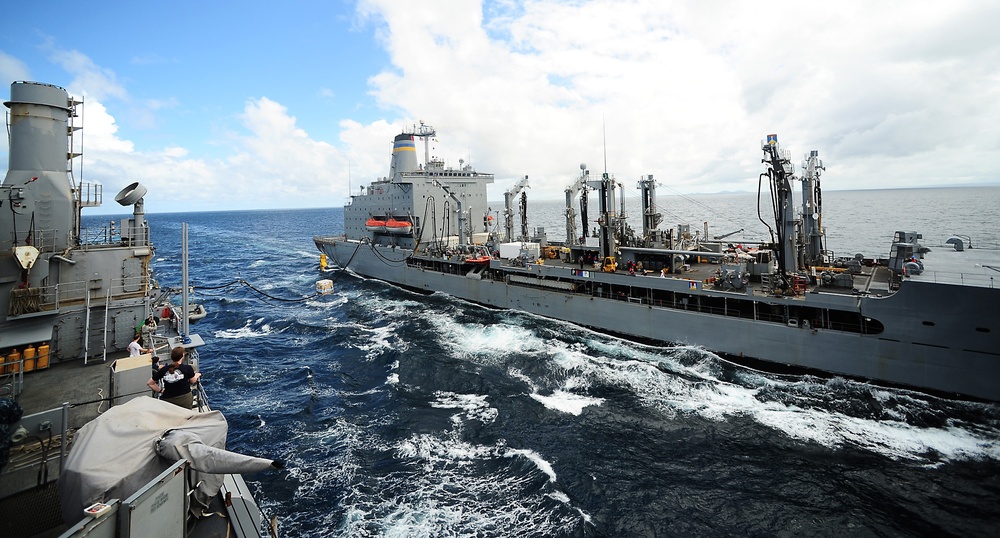 USS Cleveland action