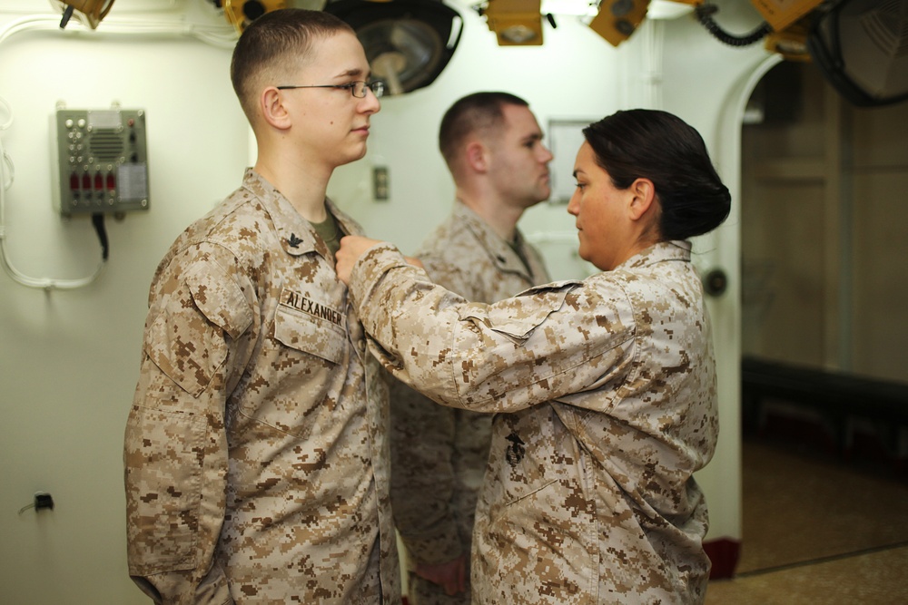 22nd MEU sailors earn FMF pin
