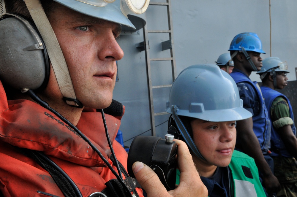 USS Whidbey Island action