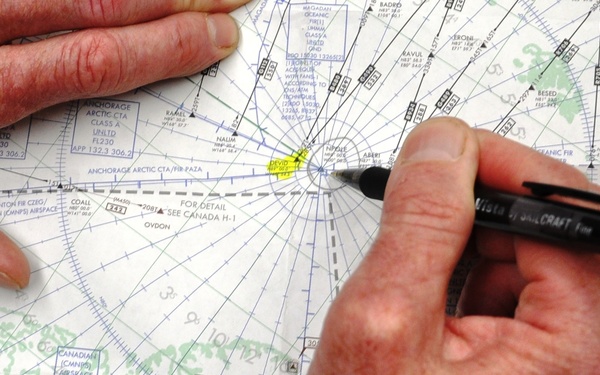 Tanker's first flight over top of the world marks new era in efficiency