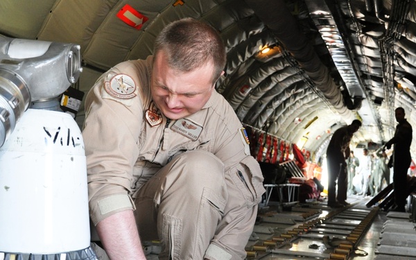 Tanker's first flight over top of the world marks new era in efficiency